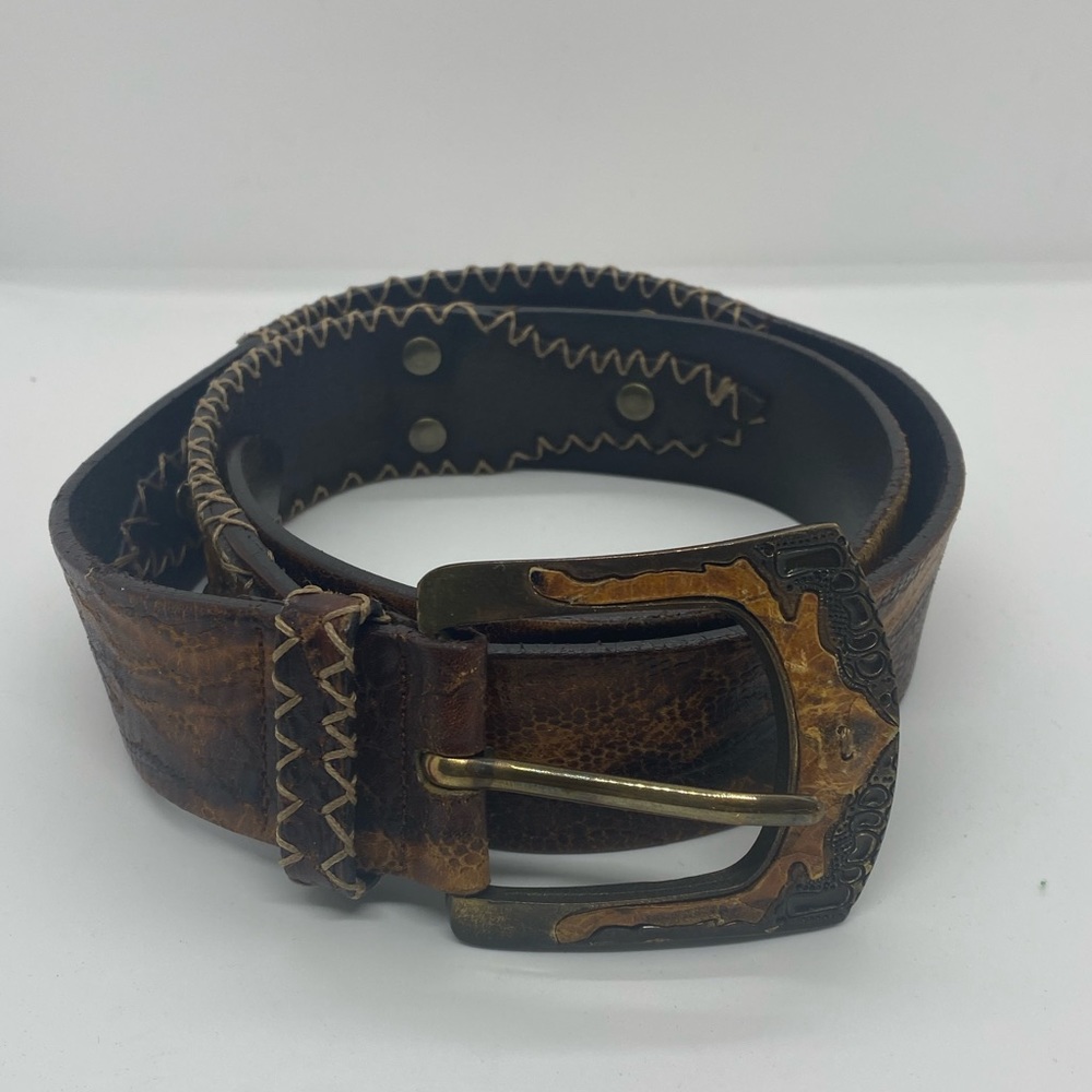Beckon Leather Vintage Belt -36”